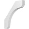 Ekena Millwork 3 1/2-in. W x 22-in. D x 26-in. H Legacy Architectural Grade PVC Knee Brace BRCP035X22X26LEC - alternate 1